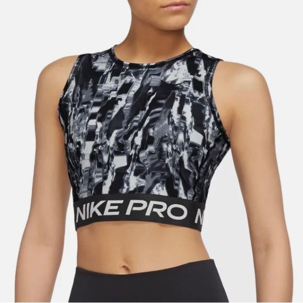 NWT Nike Pro Dri-FIT Cropped Athletic Tank | Size:S
